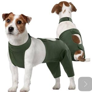 Forest Green Dog Protective Outfit